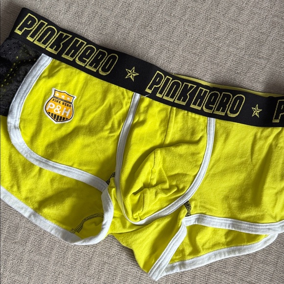 Men's Pink Hero Underwear Set - White, Blue, Yellow - Picture 2 of 9